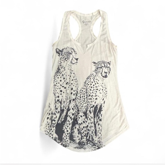 Guess Tops - Guess Cheetah Print Tank Top